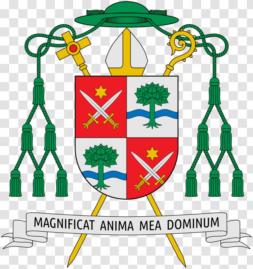 Bishop Diocese Priest Coat Of Arms Ecclesiastical Heraldry - Catholicism - Franz Seraph Joseph Von Ringhoffer Transparent PNG