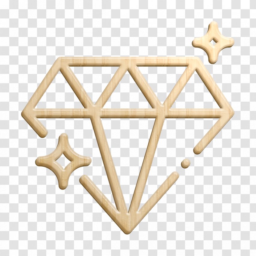 User Interface Icon Diamond - Beige Triangle Transparent PNG