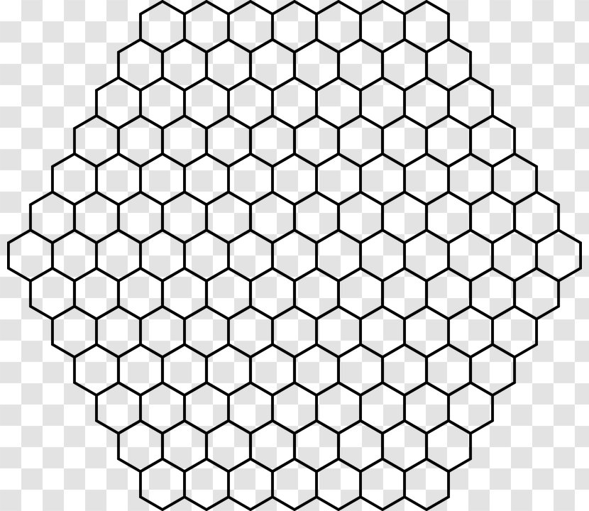 Hexagonal Tiling Tessellation Clip Art - Geometrical Vector Transparent PNG