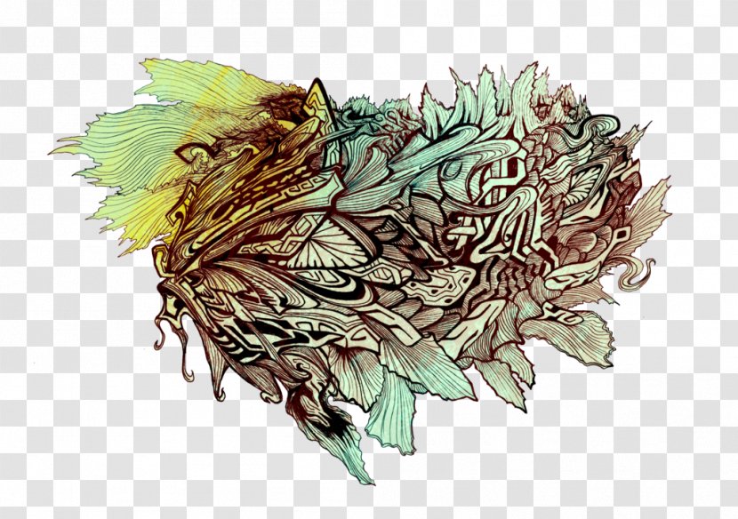Leaf Illustration Legendary Creature - Organism Transparent PNG