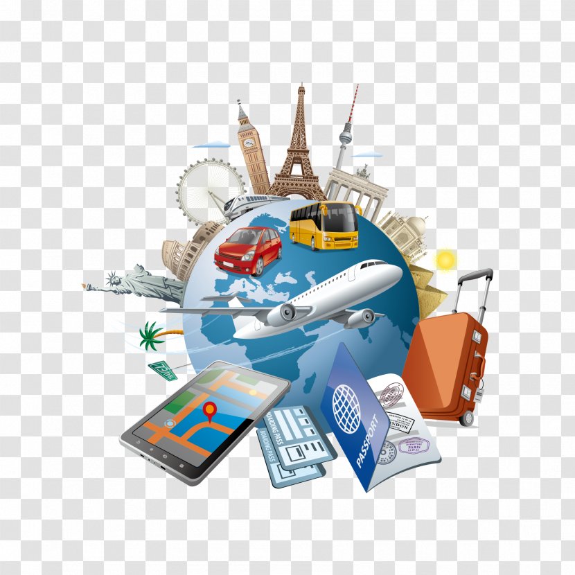 Tourism Royalty-free Travel Illustration - Stock Photography - Vector Global Elements Transparent PNG