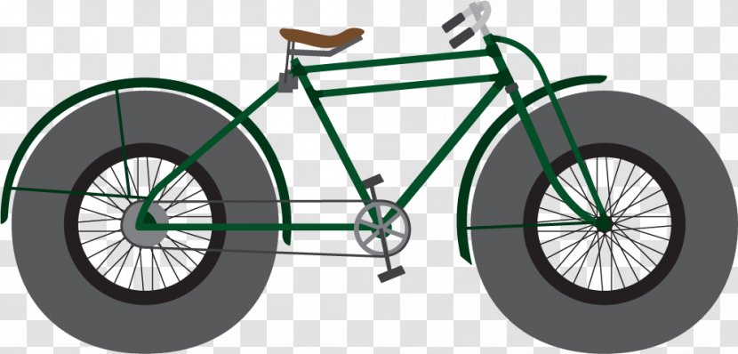 Bicycle Pedals Wheels Tires Frames Motor Vehicle - Part - Tandem Fat Bike Transparent PNG