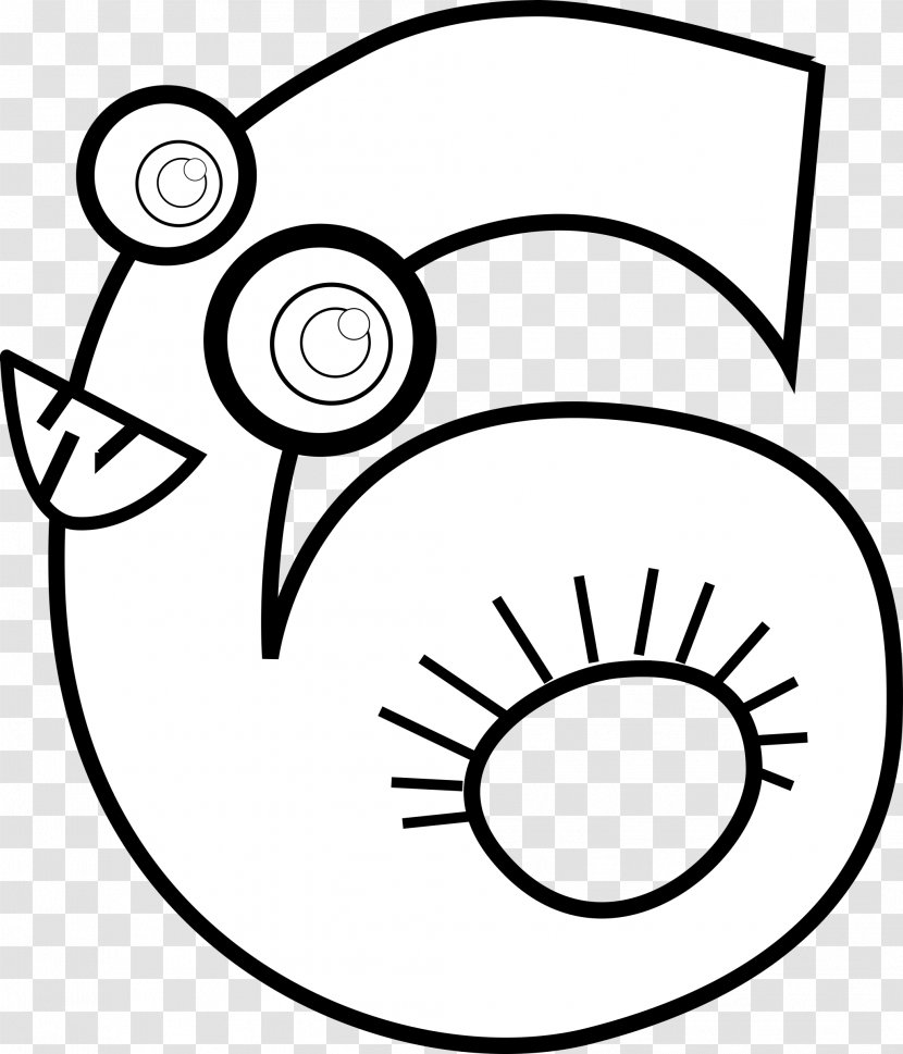 Number Clip Art - Face - Eye Transparent PNG