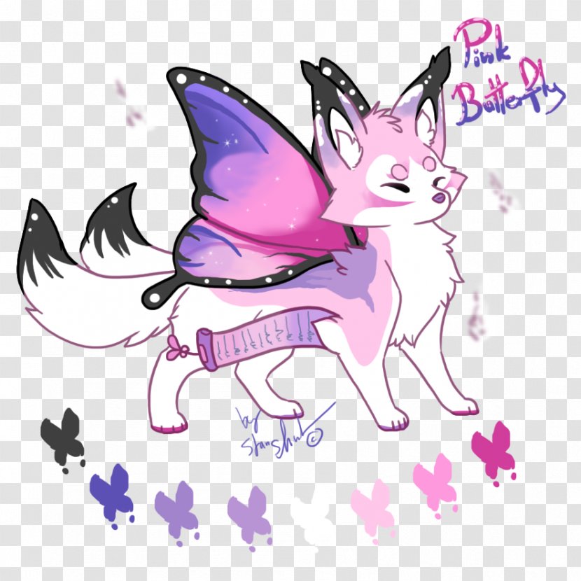 Cat Bat Canidae Fairy - Watercolor - Ginger Honey Transparent PNG