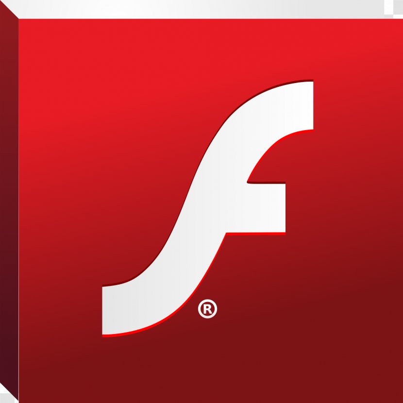 Adobe Flash Player Logo Systems - Red Transparent PNG