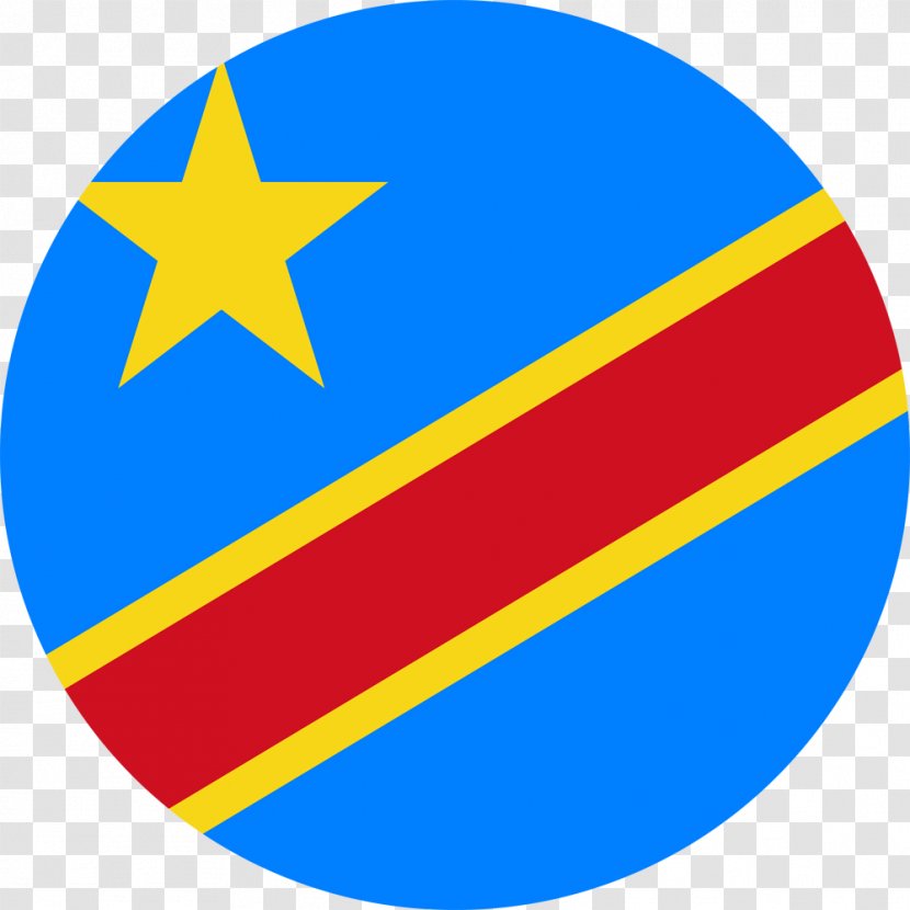 Flag Of The Democratic Republic Congo - Yellow Transparent PNG