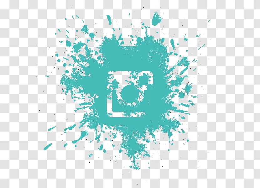 Render Trend Limited Art Architectural Rendering - Turquoise - Splatter Transparent PNG