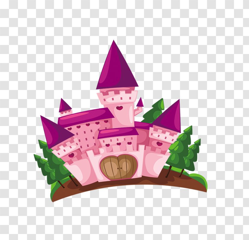 Cartoon Fairy Tale Comics Illustration - Castle Transparent PNG