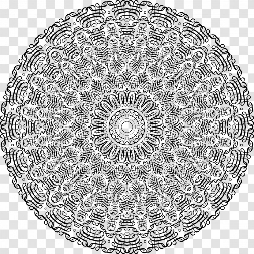 Mandala Coloring Book Drawing Clip Art - Mandalas Transparent PNG