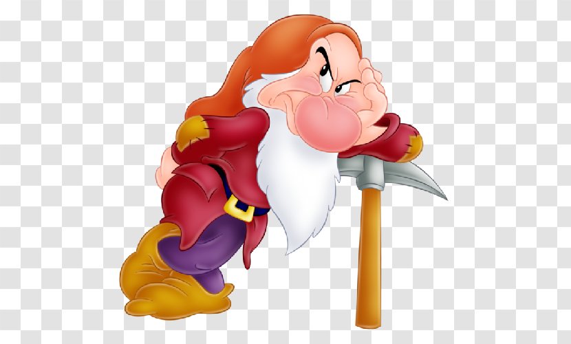 Grumpy Dwarf Los Siete Enanitos Disney Princess - Tree - Cartoon Characters Transparent PNG