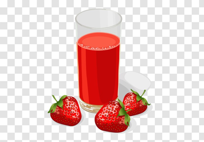 Strawberry Juice Fruchtsaft Transparent PNG