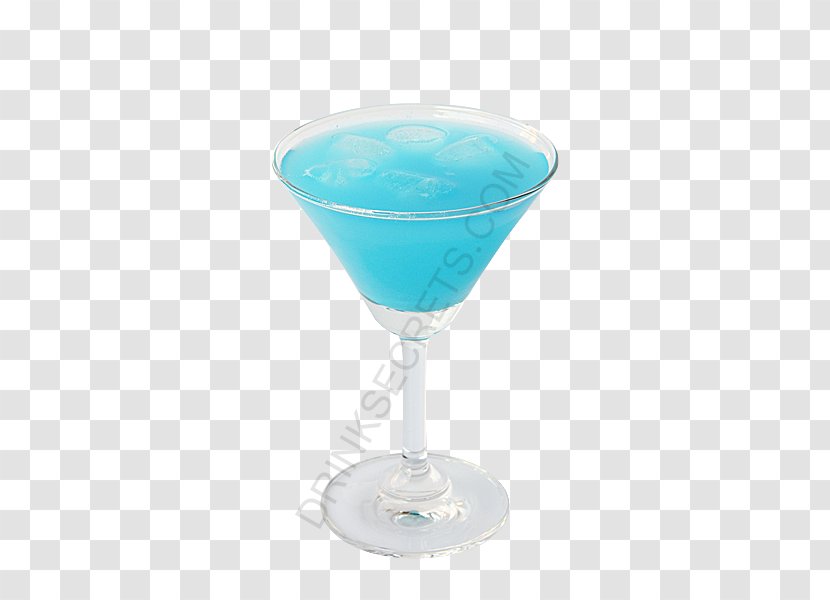 Blue Hawaii Lagoon Cocktail Garnish Martini Gimlet - Non Alcoholic Beverage Transparent PNG