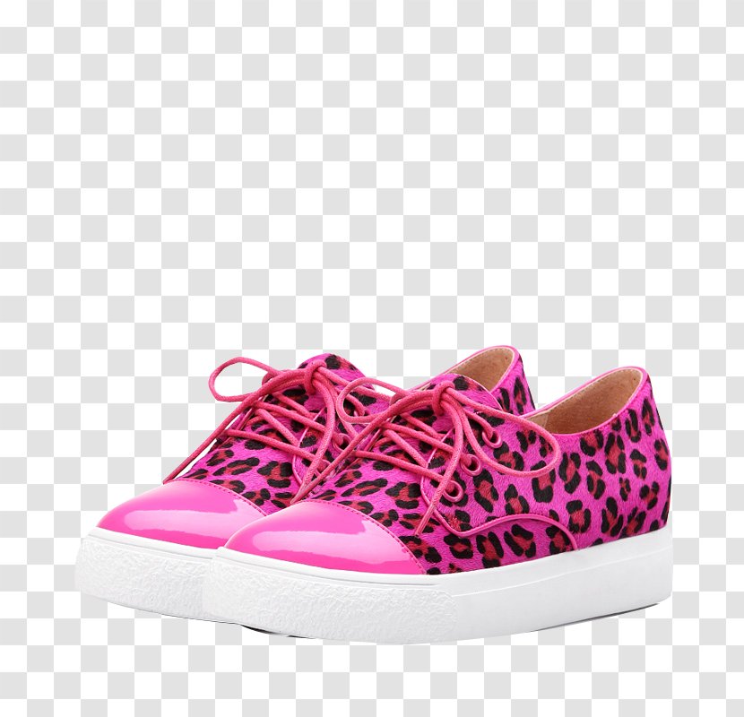 Leopard Shoe Sneakers Horse - Pink Shoes Transparent PNG