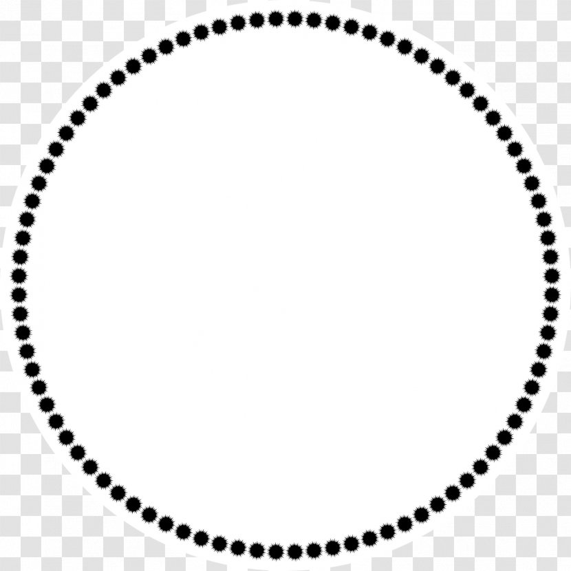 Circle Royalty-free Clip Art - Black And White - Dots Cliparts Transparent PNG