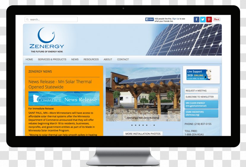 Crosslake Communications Multimedia Web Design Service - Zendigital Transparent PNG