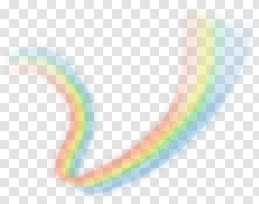 Pattern - Symmetry - Hand-painted Rainbow Ribbon Transparent PNG