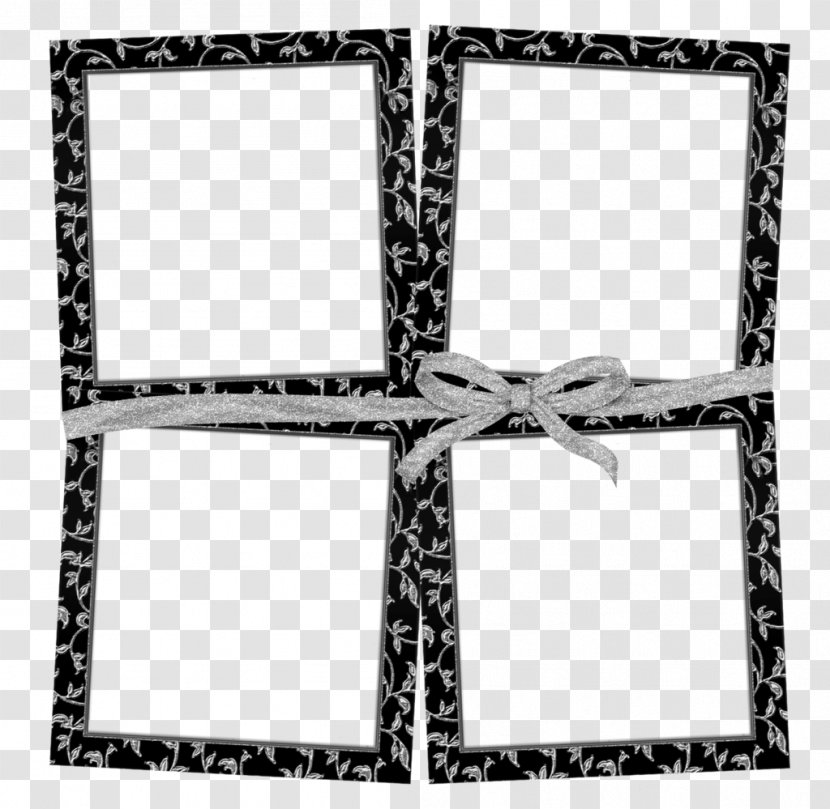 Picture Frames Mat Desktop Wallpaper - Frame - Silver Bow Transparent PNG