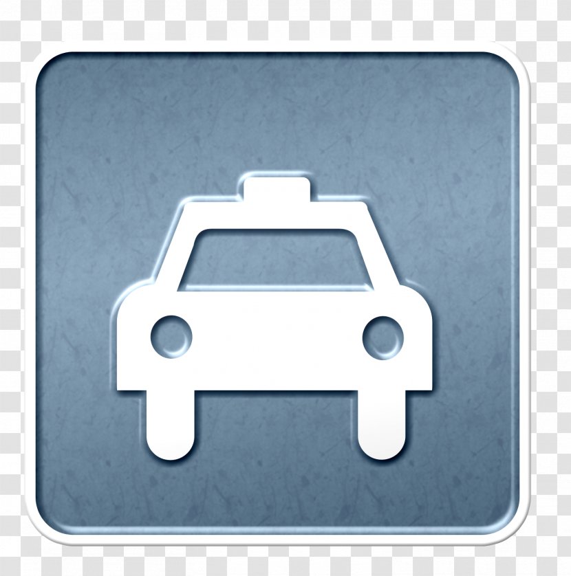 Taxi Icon - Royaltyfree - Blue Pattern Transparent PNG