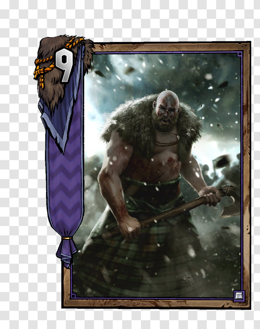 Gwent: The Witcher Card Game 3: Wild Hunt – Blood And Wine Hearts Of Stone Berserker - Art - 3 Transparent PNG