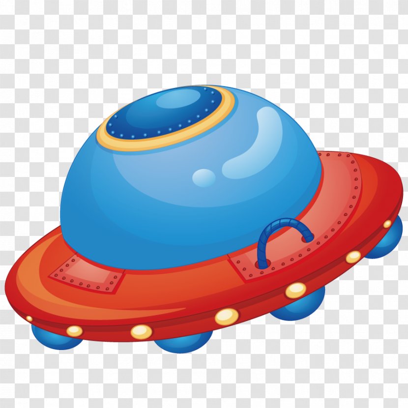 Drawing Royalty-free Illustration - Red - Vector Spaceship Transparent PNG