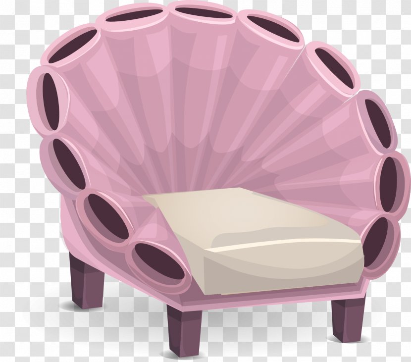 Chair Furniture Drawing Seat - Shell Transparent PNG
