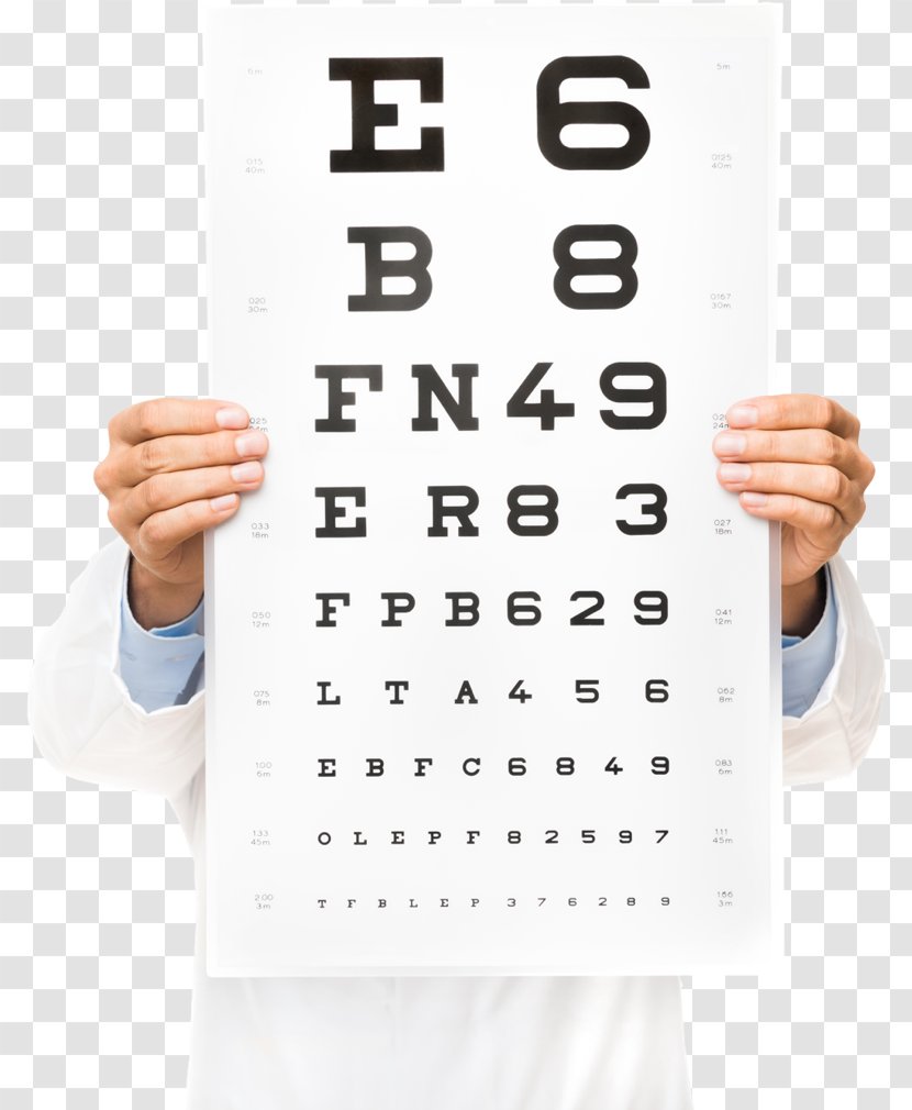 Eye Chart Snellen Examination Visual Perception Human - Stock Photography - Vision Hero Transparent PNG