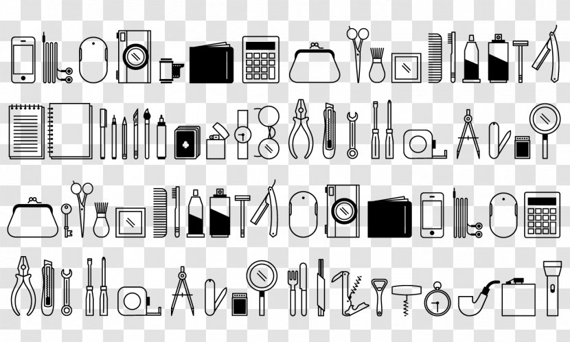 Graphic Design Pictogram Icon - Communication - Arranged Transparent PNG