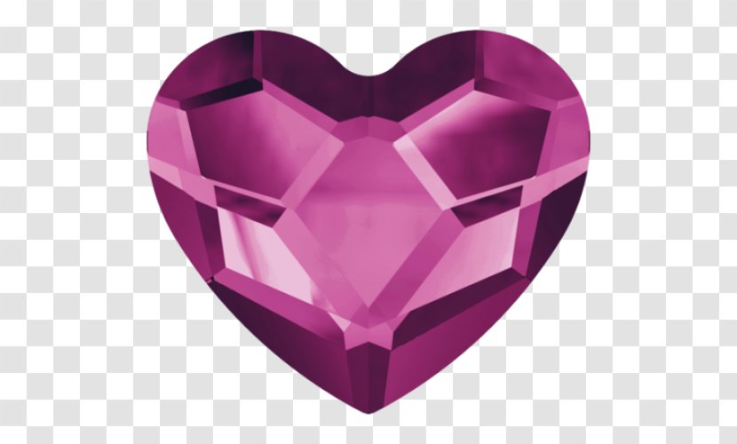 Crystal Jewellery Fuchsia Heart Swarovski AG Transparent PNG