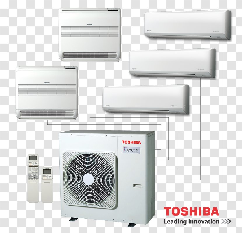 Toshiba System Air Conditioning Conditioner Daikin - Home Appliance - Installation Transparent PNG