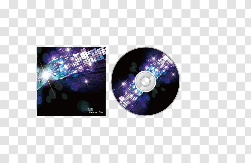 Compact Disc Album Cover Optical Packaging - Silhouette - CD Vector Material Transparent PNG