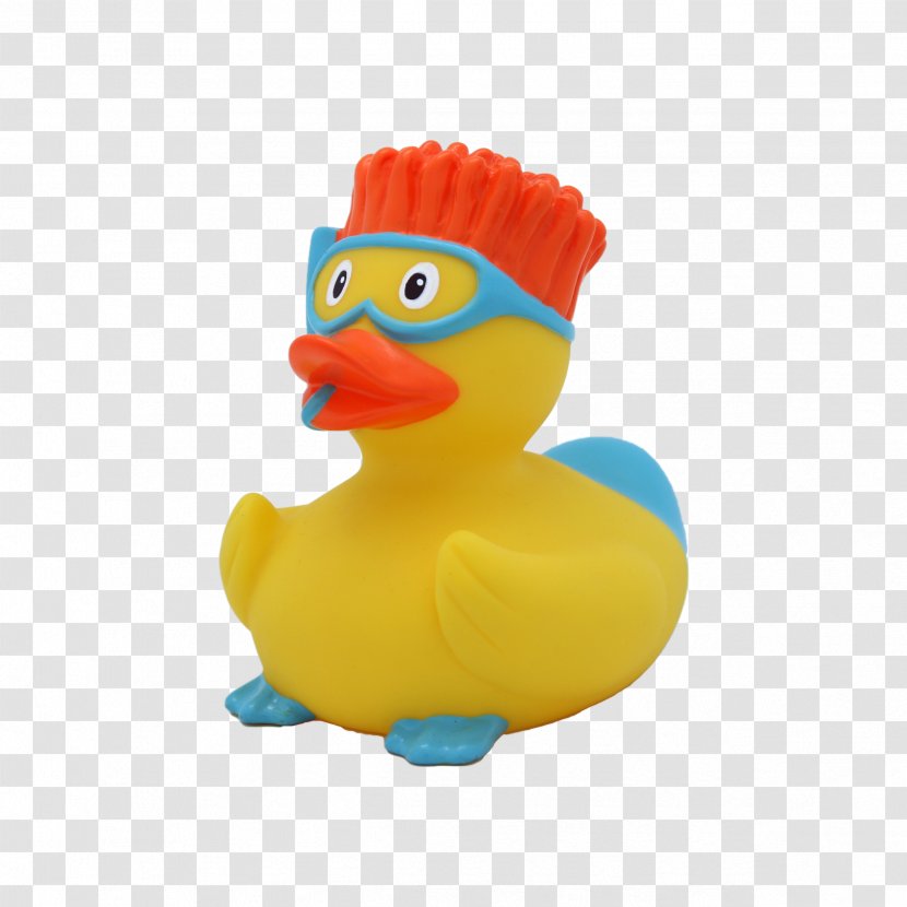 Rubber Duck Snorkeling Toy Natural - Aeratore Transparent PNG