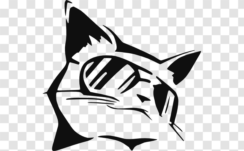 Cat Stencil Graffiti Drawing Art - Line Transparent PNG