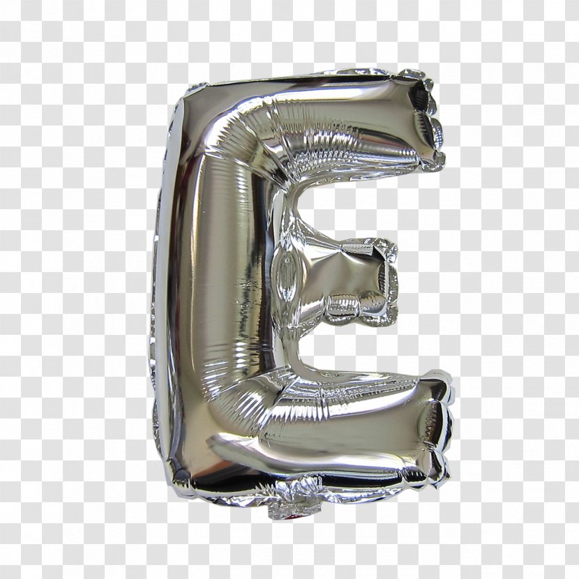 Silver Mylar Balloon Gold Toy - Metal - Letters Of The Alphabet Transparent PNG