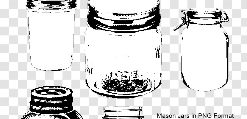 Mason Jar Paper Label Glass - Free Transparent PNG