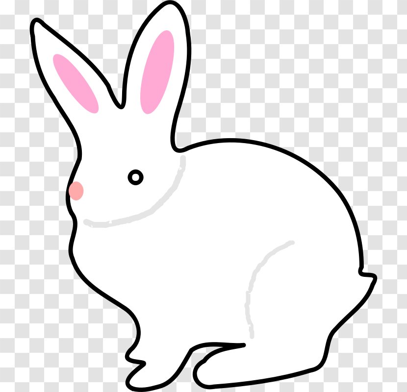 Hare Domestic Rabbit Cat Clip Art - Rabbits Clipart Transparent PNG