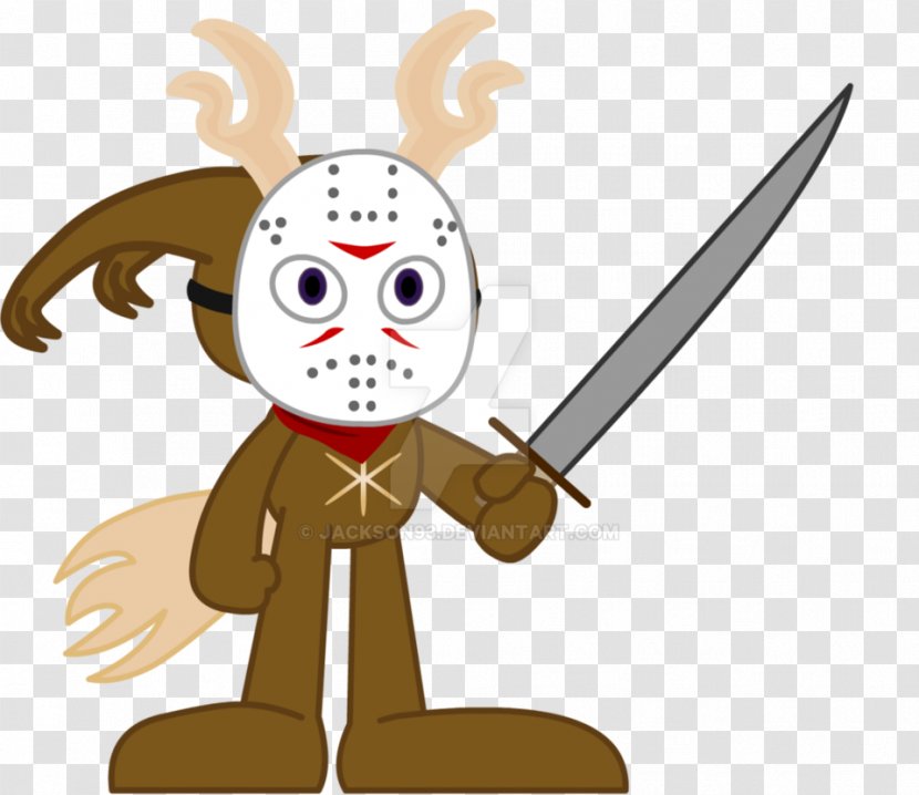 Headgear Character Animal Clip Art - Fictional - Friday The 13th Mask Transparent PNG