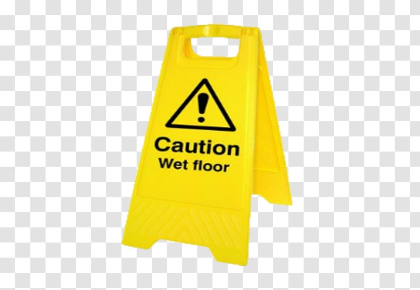 Wet Floor Sign Warning Safety - Outerwear - Signs Transparent PNG