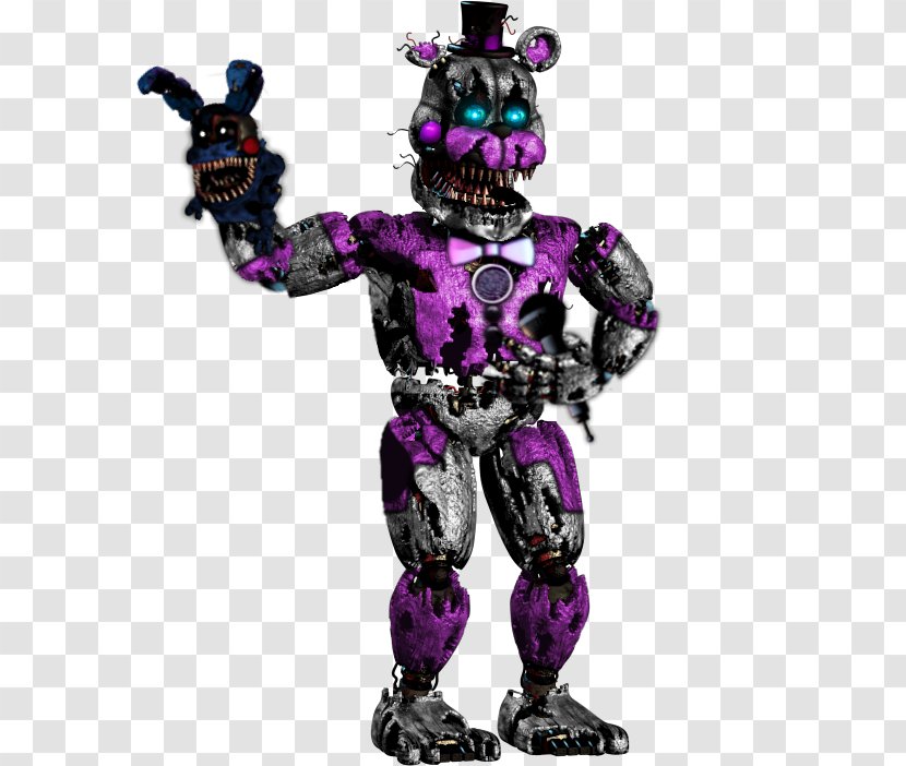 Five Nights At Freddy's: Sister Location Nightmare Puppet Action & Toy Figures - Reddit - Baby Hazel Funtime Old Transparent PNG