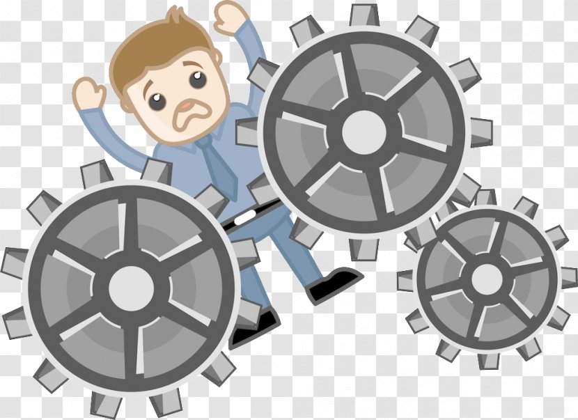 Royalty-free Cartoon Stock Photography Illustration - Technology - Time Gear Transparent PNG