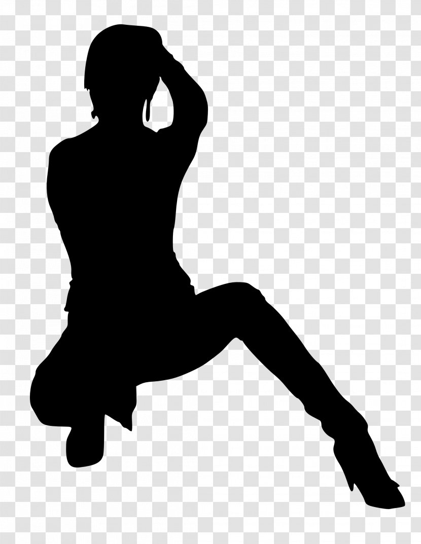 Silhouette Woman - Frame Transparent PNG