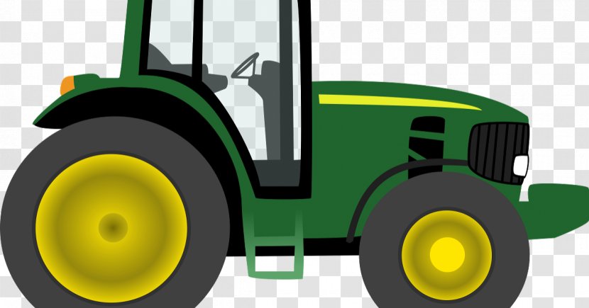 John Deere Clip Art: Transportation Tractor Agriculture - Farm Transparent PNG