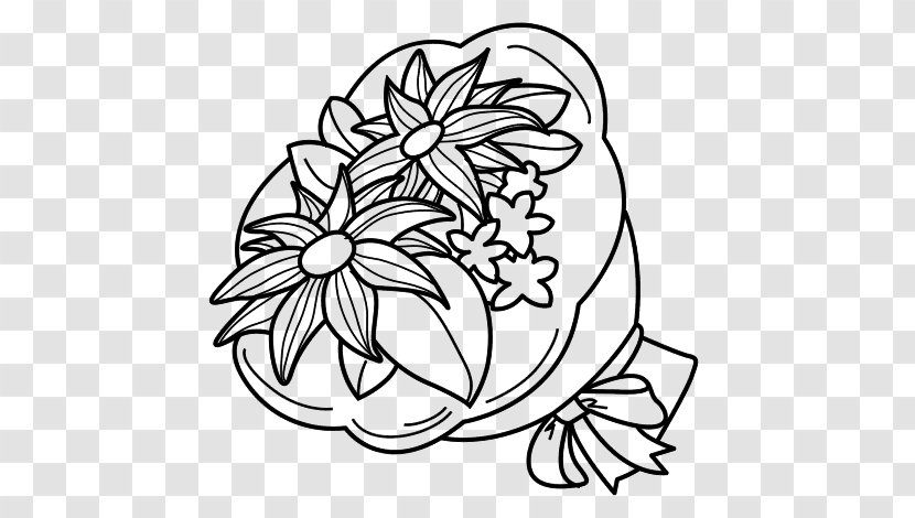 Drawing Flower Bouquet Painting Cut Flowers - Symmetry - Chrysanthemum Transparent PNG