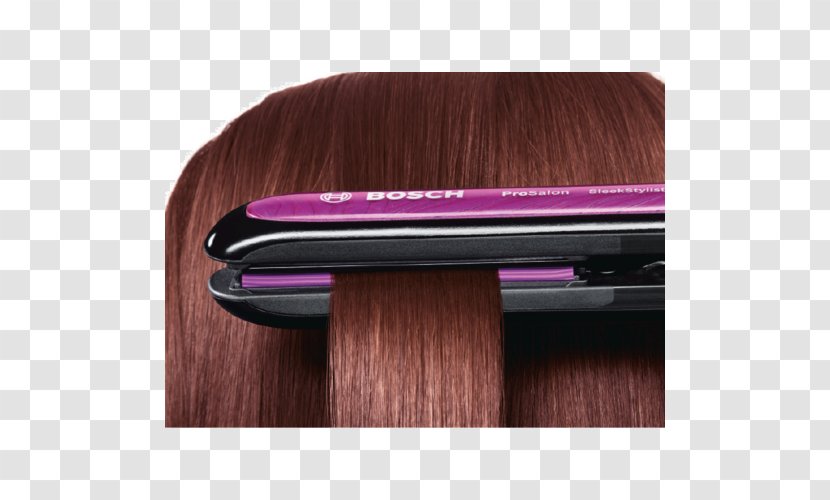 Hair Iron Robert Bosch GmbH PHS1151GB Straightener Steam Purple,White - Clothes - Stripes Store Transparent PNG