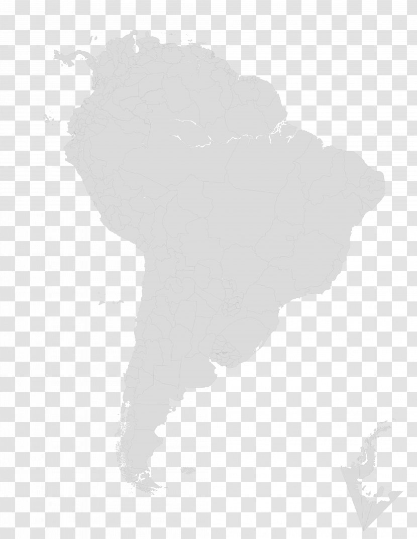 South America United States Blank Map World Transparent PNG