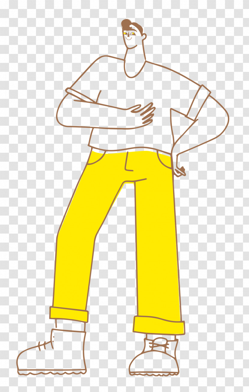 Boy Standing Transparent PNG