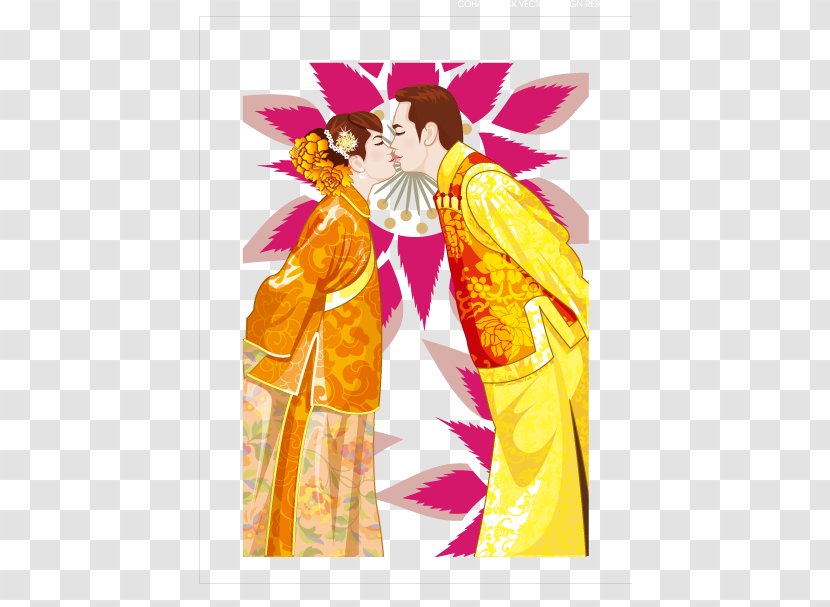 Wedding Photography Illustration - Woman - Chinese Transparent PNG