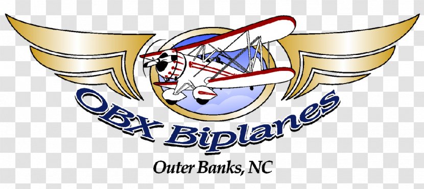 Nags Head Outer Banks Logo OBX Biplanes & Warbirds Corporate Branding - Plane Transparent PNG