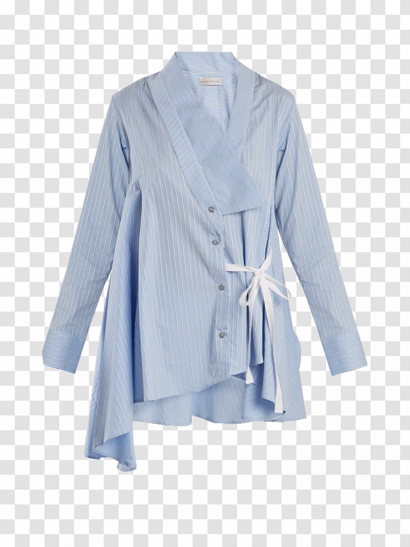 Blouse T-shirt Sleeve Blue - Cardigan - Tshirt Transparent PNG