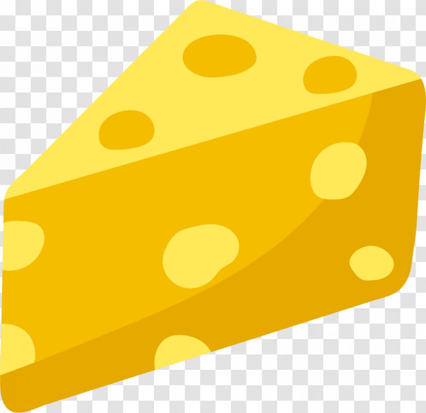 American Cheese - Rectangle - Vector Yellow Transparent PNG