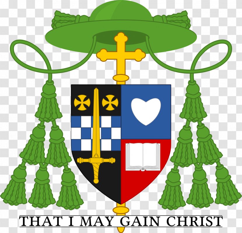 Coat Of Arms Cardinal Galero Ecclesiastical Heraldry Catholicism - Papal Coats - Christmas Tree Transparent PNG